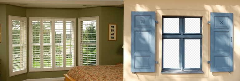 Houston Texas interior and exterior shutters
