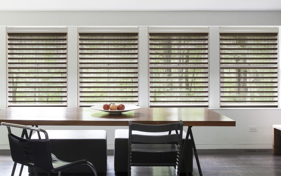 Shutters in a kitchen in Houston