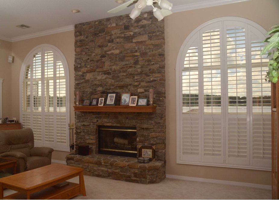 Arched Shutters In Houston Sunburst Shutters Houston Tx