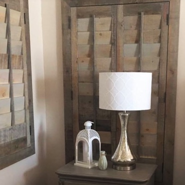 Reclaimed Wood Shutters For Sunburst Houston Tx Reclaimed Wood Shutter Houston Bedroom