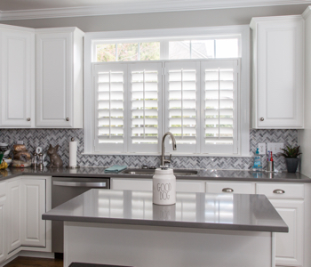 Stylish Design Shutters in Houston kitchen