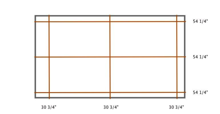 Houston interior shutter measurement diagram