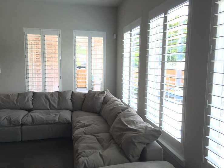 Inside mounted shutters