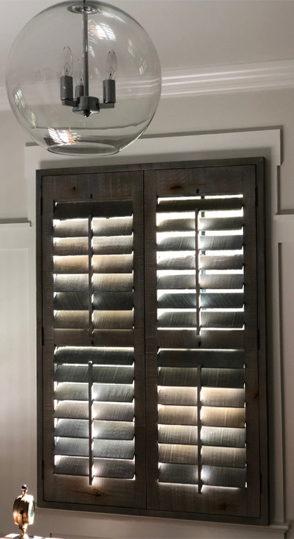 Reclaimed wood in a bathroom