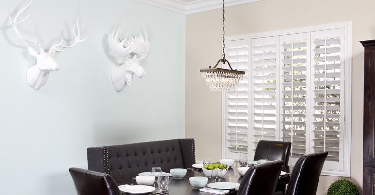 Houston dining room shutters