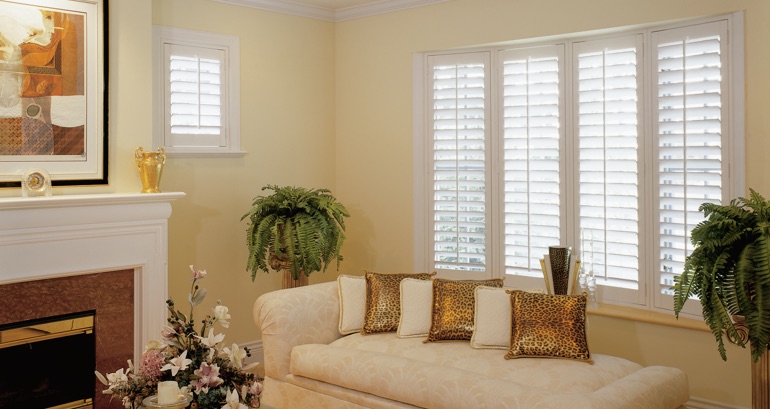Houston living room shutters